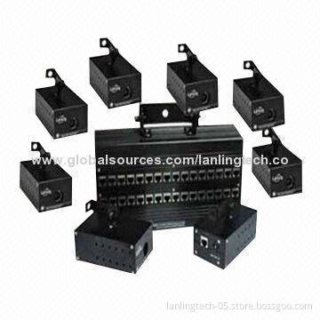 8-head RG Mobile DJ Lighting Laser Net and Curtain